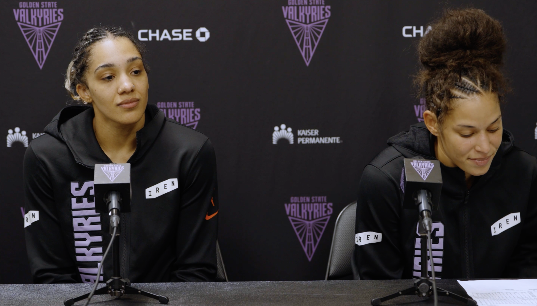 Veronica Burton and Gabby Williams Postgame Press Conference | 8/7/26